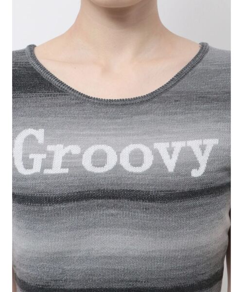 GYDA(ジェイダ)の「Groovy グラデーションニットトップス(ニット/セーター・レディース・ブラック/ライム・FREE)」の12枚目の写真