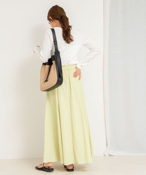 NOLLEY’S Sophi(ノーリーズソフィ)の「テレコボートネックロンT(Tシャツ/カットソー・レディース・ネイビー/ホワイト/ベビーピンク・38)」の16枚目の写真