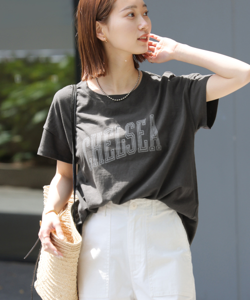 JOURNAL STANDARD relume（ジャーナルスタンダード　レリューム）の「【HOLIDAYS COMFORT/ホリデーズ コンフォート】ラフィテンジクTEE（Tシャツ/カットソー・レディース・グリーン/バーガンディー/ホワイト/グレー/ブラック系その他・FREE）」の11枚目の写真