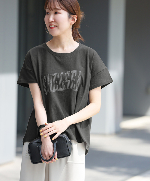 JOURNAL STANDARD relume（ジャーナルスタンダード　レリューム）の「【HOLIDAYS COMFORT/ホリデーズ コンフォート】ラフィテンジクTEE（Tシャツ/カットソー・レディース・グリーン/バーガンディー/ホワイト/グレー/ブラック系その他・FREE）」の16枚目の写真