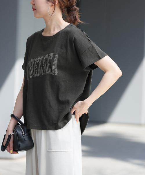 JOURNAL STANDARD relume（ジャーナルスタンダード　レリューム）の「【HOLIDAYS COMFORT/ホリデーズ コンフォート】ラフィテンジクTEE（Tシャツ/カットソー・レディース・グリーン/バーガンディー/ホワイト/グレー/ブラック系その他・FREE）」の17枚目の写真