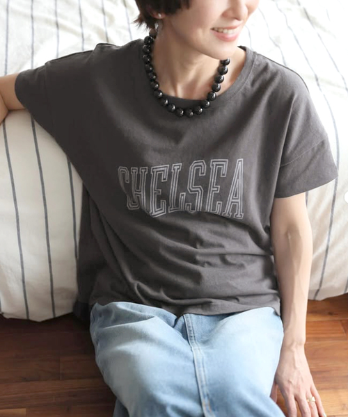 JOURNAL STANDARD relume（ジャーナルスタンダード　レリューム）の「【HOLIDAYS COMFORT/ホリデーズ コンフォート】ラフィテンジクTEE（Tシャツ/カットソー・レディース・グリーン/バーガンディー/ホワイト/グレー/ブラック系その他・FREE）」の19枚目の写真