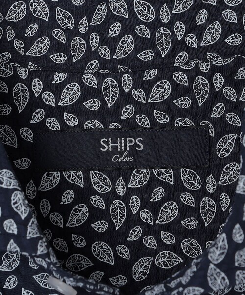 SHIPS Colors(シップス カラーズ)の「SHIPS Colors:〈洗濯機可能〉リップル プリント ワイドカラー ショートスリーブ シャツ(シャツ/ブラウス・メンズ・ライトブルー/ベージュ/ダークブルー/ホワイト・MEDIUM/LARGE/X-LARGE/SMALL)」の11枚目の写真