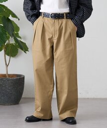 CIAOPANIC TYPY | 接触冷感2タックデニムワイドスラックス(デニムパンツ)