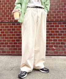 CIAOPANIC TYPY（チャオパニックティピー）の「【ユニセックス】【接触冷感・洗濯可】2タックアソートワイドスラックス/デニム/チノ（デニムパンツ）」