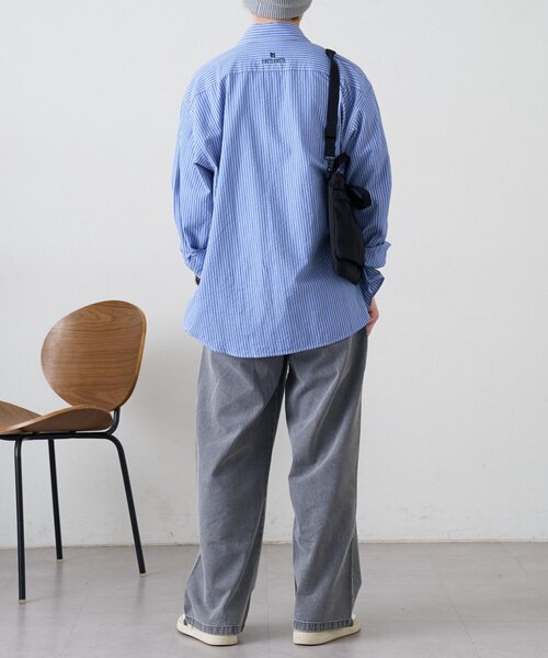 CIAOPANIC TYPY(チャオパニックティピー)の「接触冷感2タックデニムワイドスラックス(デニムパンツ・レディース・ネイビー/サックスブルー/グレー・MEDIUM/LARGE)」の14枚目の写真