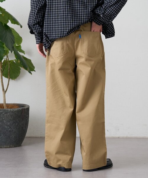 CIAOPANIC TYPY(チャオパニックティピー)の「接触冷感2タックデニムワイドスラックス(デニムパンツ・レディース・ネイビー/サックスブルー/グレー・MEDIUM/LARGE)」の22枚目の写真