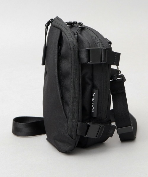 CORDURAポリエステル マグネットバックル 縦型 ミニショルダーバッグ