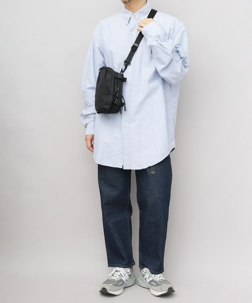 CORDURAポリエステル マグネットバックル 縦型 ミニショルダーバッグ