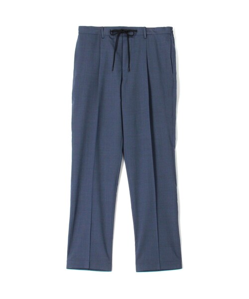 セール】Super120'sウールポリエステル 1プリーツイージースラックス