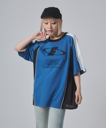 ENVYM | バイカラービッグシルエットTシャツ(Tシャツ/カットソー)