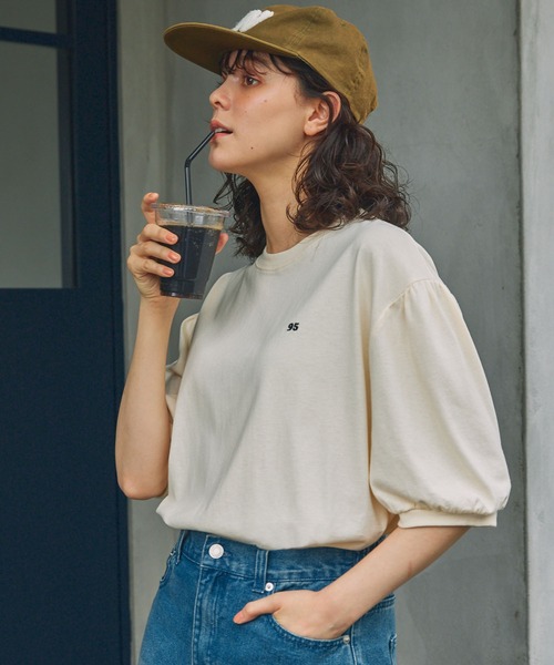 【極美品】M'S GRACY 2024ss 女の子刺繍 パフスリーブ Tシャツ 極美品】M'S GRACY 2024ss 女の子刺繍 パフスリーブ Tシャツ
