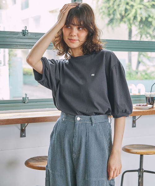 【極美品】M'S GRACY 2024ss 女の子刺繍 パフスリーブ Tシャツ 極美品】M'S GRACY 2024ss 女の子刺繍 パフスリーブ Tシャツ
