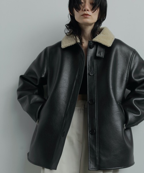 セール】Boa Flight Jacket（ライダースジャケット）｜anuke