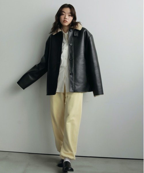 Boa Flight Jacket（ライダースジャケット）｜anuke（アンヌーク）の