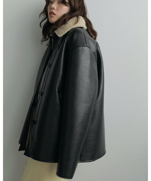 セール】Boa Flight Jacket（ライダースジャケット）｜anuke