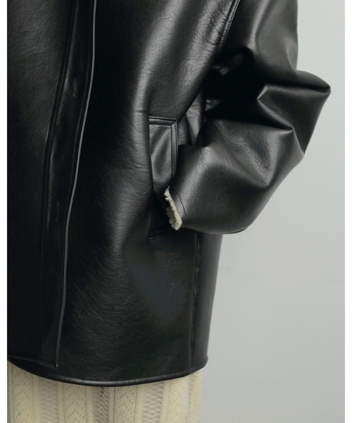 セール】Boa Flight Jacket（ライダースジャケット）｜anuke