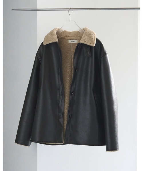 【最終値下げ8日まで】anuke Boa Flight Jacket 38 セール】Boa Flight Jacket（ライダースジャケット）｜anuke