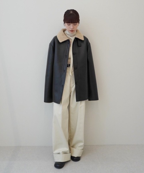 セール】Boa Flight Jacket（ライダースジャケット）｜anuke