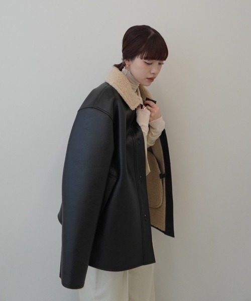 セール】Boa Flight Jacket（ライダースジャケット）｜anuke