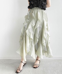 RANDA（ランダ）の「ラッフルフリルスカート（スカート）」