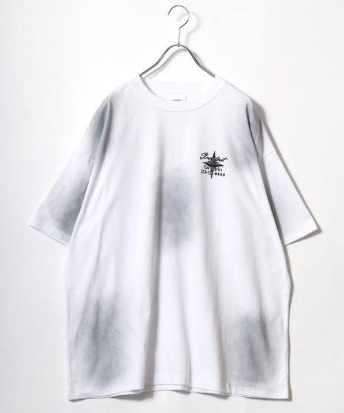 Salong hameu(サロン ハミュー)の「グランジTシャツ/ヴィンテージウォッシュ フロントロゴアップリケ・バックプリント メンズ レディース ユニセックス(Tシャツ/カットソー・メンズ・ホワイト/ブラック/カーキ/ブラウン/ブラック系その他/ブラウン系その他・M/L)」の20枚目の写真
