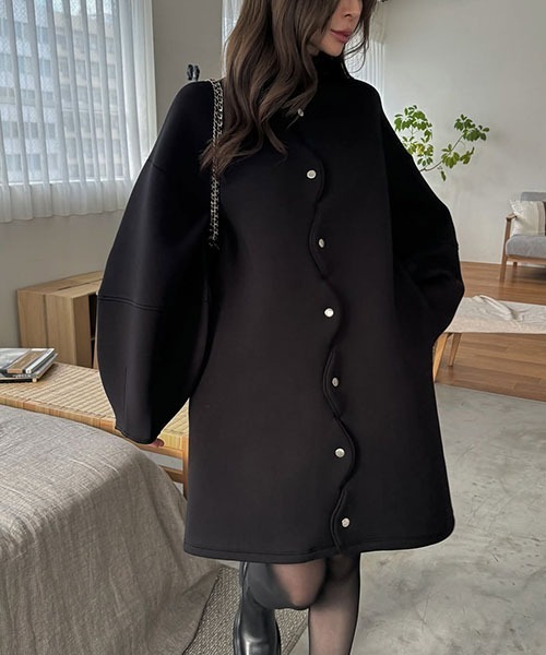 willfully ダッフルコート ブラック willfully ダッフルコート ブラック 150-170cm】ダッフルコート / J