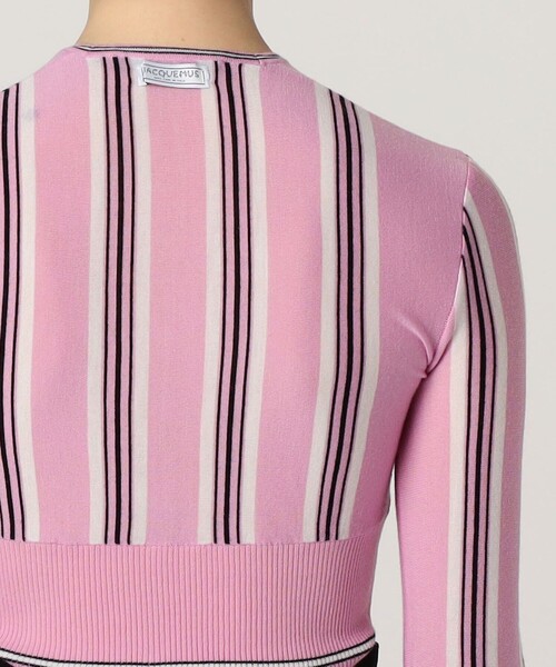 JACQUEMUS(ジャックムス)の「JACQUEMUS LE CARDIGAN(カーディガン/ボレロ・レディース・ピンク系その他・34)」の6枚目の写真