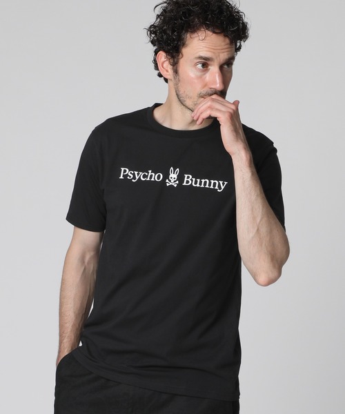 Psycho Bunny（サイコバニー）の「[WEB限定]吸水速乾 ベーシックロゴ Tシャツ（Tシャツ/カットソー・メンズ・ブラック/グレイッシュベージュ/ホワイト・SMALL/MEDIUM/LARGE/X-LARGE）」の3枚目の写真