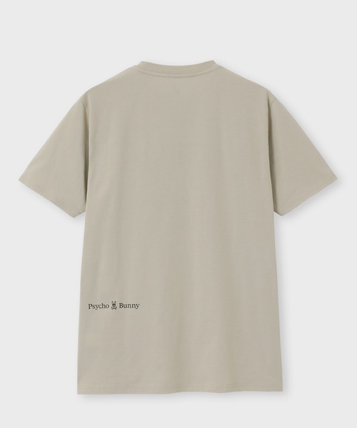 Psycho Bunny（サイコバニー）の「[WEB限定]吸水速乾 ベーシックロゴ Tシャツ（Tシャツ/カットソー・メンズ・ブラック/グレイッシュベージュ/ホワイト・SMALL/MEDIUM/LARGE/X-LARGE）」の20枚目の写真