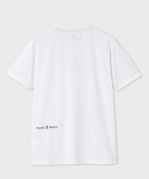 Psycho Bunny（サイコバニー）の「[WEB限定]吸水速乾 ベーシックロゴ Tシャツ（Tシャツ/カットソー・メンズ・ブラック/グレイッシュベージュ/ホワイト・SMALL/MEDIUM/LARGE/X-LARGE）」の8枚目の写真