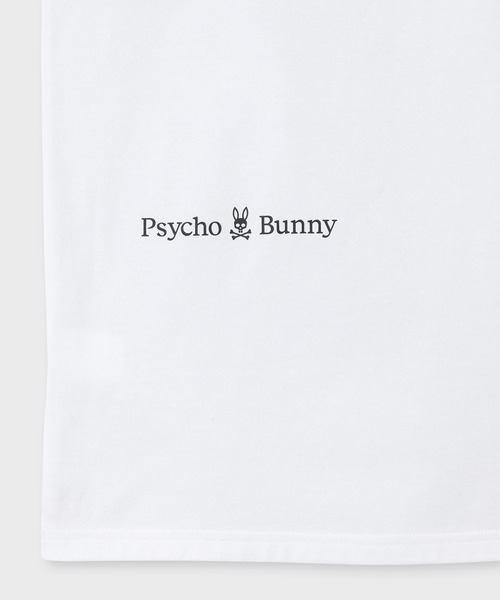 Psycho Bunny（サイコバニー）の「[WEB限定]吸水速乾 ベーシックロゴ Tシャツ（Tシャツ/カットソー・メンズ・ブラック/グレイッシュベージュ/ホワイト・SMALL/MEDIUM/LARGE/X-LARGE）」の10枚目の写真