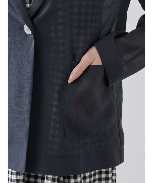 SNIDEL（スナイデル）の「Sustainableシアーシャツジャケット