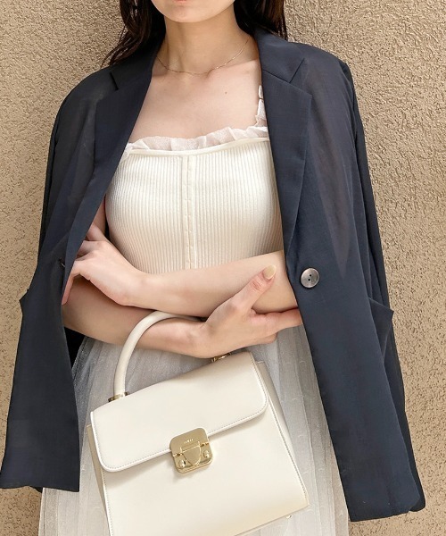 SNIDEL（スナイデル）の「Sustainableシアーシャツジャケット
