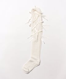 Uenui（ウニュイ）の「リボン レース アップ ニーハイ ソックス（ソックス/靴下）」