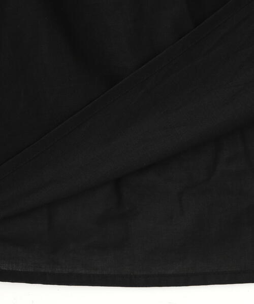 BEAVER（ビーバー）の「B omnivore/ビーオムニボー　リネンコットンポロワンピ（ワンピース・レディース・ブラック・F）」の10枚目の写真
