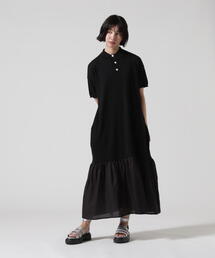 BEAVER | B omnivore/ビーオムニボー リネンコットンポロワンピ(ワンピース)