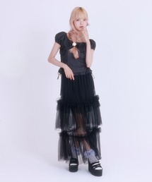 セール レースイレヘムスカート スカート axes femme アクシーズファム のファッション通販