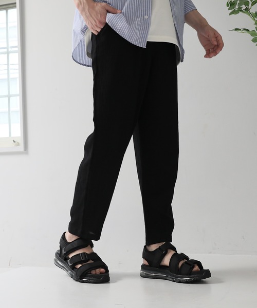 TopIsm(トップイズム)の「楊柳 速乾ストレッチ アンクルサルエルパンツ(その他パンツ・メンズ・ネイビー/チャコールグレー/ブラック・L/M/LL)」の4枚目の写真