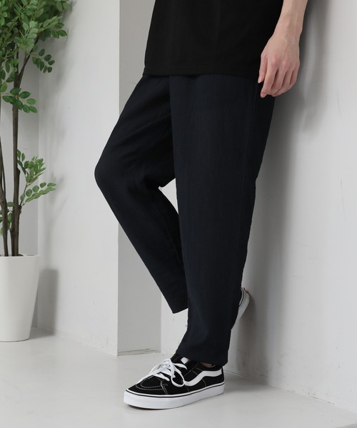 TopIsm(トップイズム)の「楊柳 速乾ストレッチ アンクルサルエルパンツ(その他パンツ・メンズ・ネイビー/チャコールグレー/ブラック・L/M/LL)」の8枚目の写真