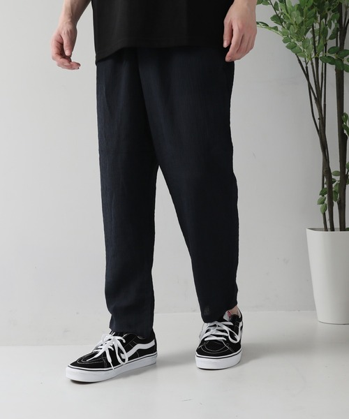 TopIsm(トップイズム)の「楊柳 速乾ストレッチ アンクルサルエルパンツ(その他パンツ・メンズ・ネイビー/チャコールグレー/ブラック・L/M/LL)」の9枚目の写真
