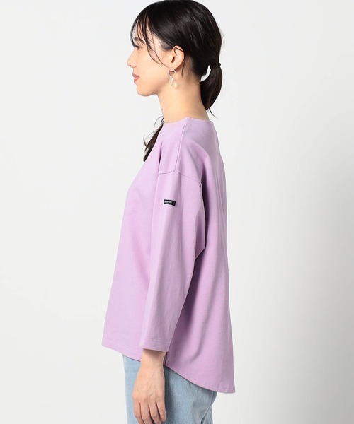 Grand PARK（グランドパーク）の「【日本製】デラヴェ長袖Tシャツ　ムジシーズンカラー（Tシャツ/カットソー・レディース・グレー/ラベンダー/ベージュ・MEDIUM/SMALL）」の7枚目の写真