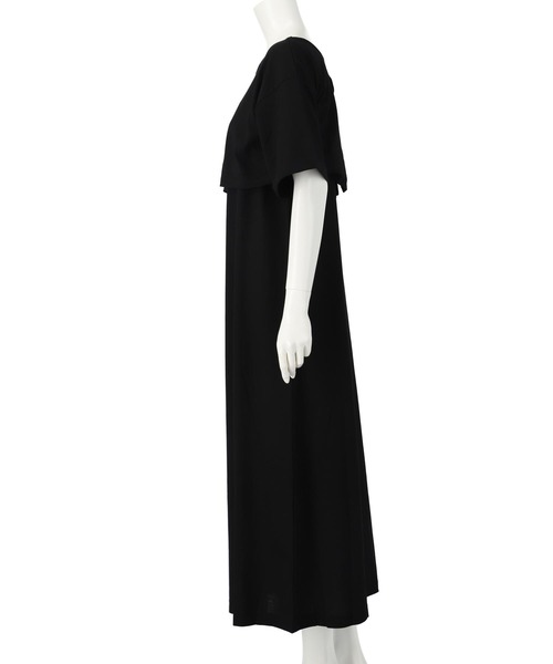 anap mimpi（アナップミンピ）の「【セット】バックオープン ショート丈 Tシャツ & キャミソール ワンピース セット（ワンピース・レディース・ブラウン/ブルー/ブラック・FREE）」の15枚目の写真