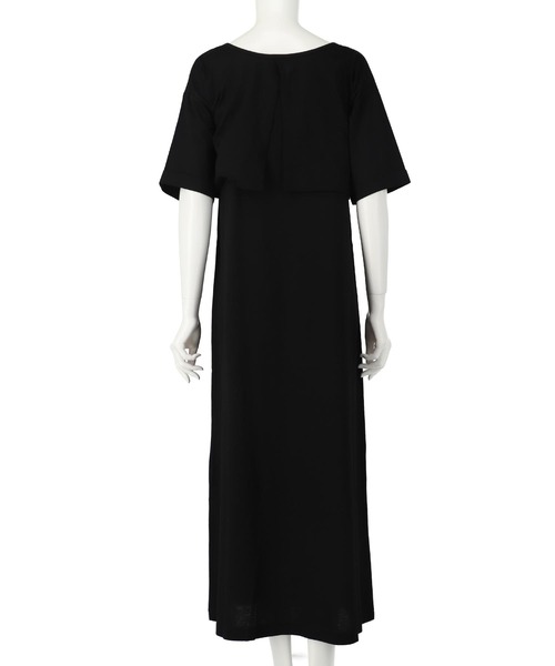 anap mimpi（アナップミンピ）の「【セット】バックオープン ショート丈 Tシャツ & キャミソール ワンピース セット（ワンピース・レディース・ブラウン/ブルー/ブラック・FREE）」の16枚目の写真