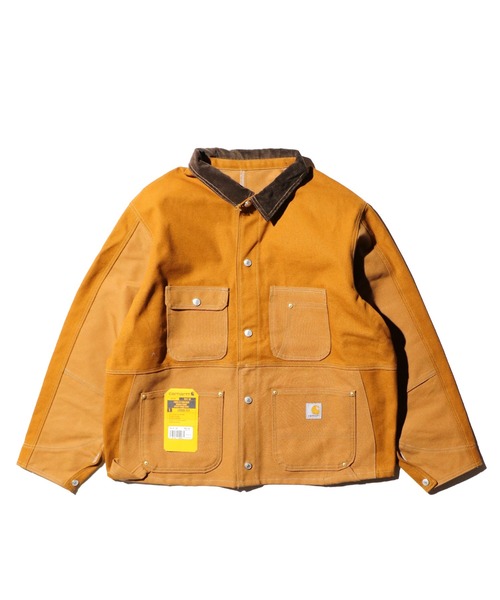 Carhartt（カーハート）の「2A.M. 先行販売　THRIFTY LOOK スリフティルック / CARHARTT DUCK COVERALL リメイク（カバーオール・メンズ・ブラック/ブラウン/ナチュラル/インディゴブルー・LARGE/MEDIUM）」の22枚目の写真