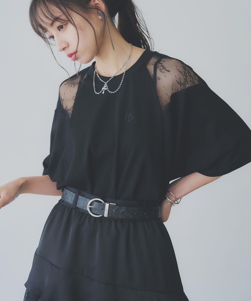 HARE(ハレ)の「フラワーガラリバーシブルベルト(HARE)(ベルト・レディース・ブラック×ブルー/ブラック/ブラウン・FREE)」の11枚目の写真