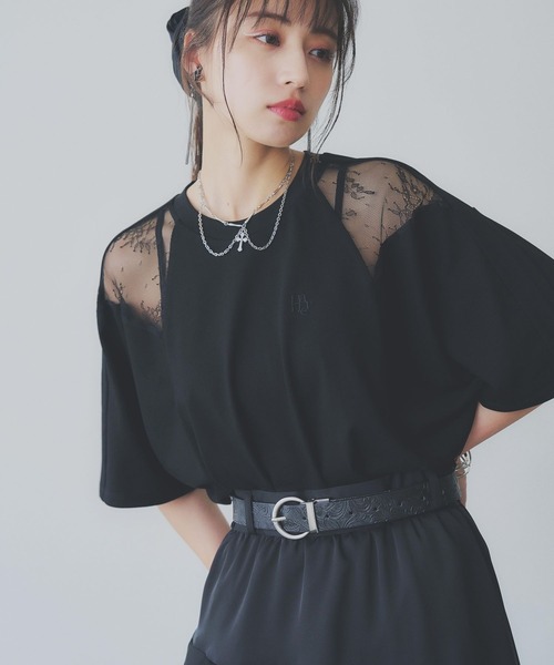 HARE(ハレ)の「フラワーガラリバーシブルベルト(HARE)(ベルト・レディース・ブラック×ブルー/ブラック/ブラウン・FREE)」の12枚目の写真