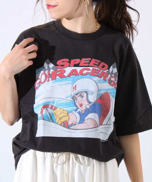 GLOSTER(グロスター)の「昭和アニメヒーローTシャツ(スピードレーサー・ガッチャマン・マジンガーZ)(Tシャツ/カットソー・メンズ・ホワイト系その他2/ブラック系その他/ブラック系その他3/ブラック系その他2/ホワイト系その他3・L/M)」の3枚目の写真