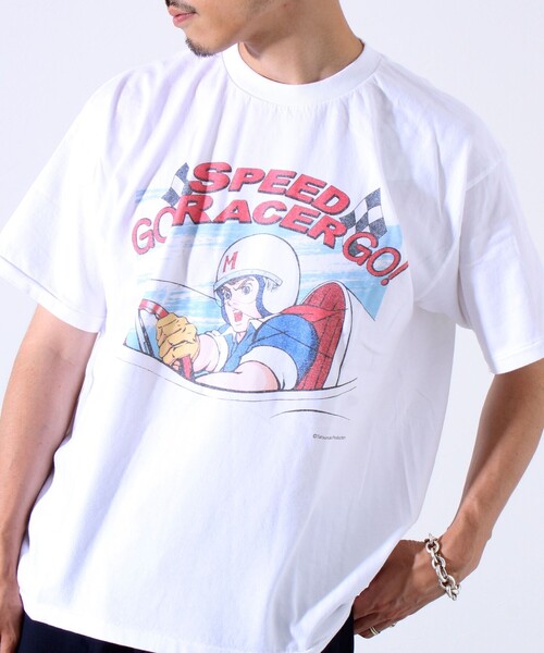 セール】昭和アニメヒーローTシャツ（スピードレーサー