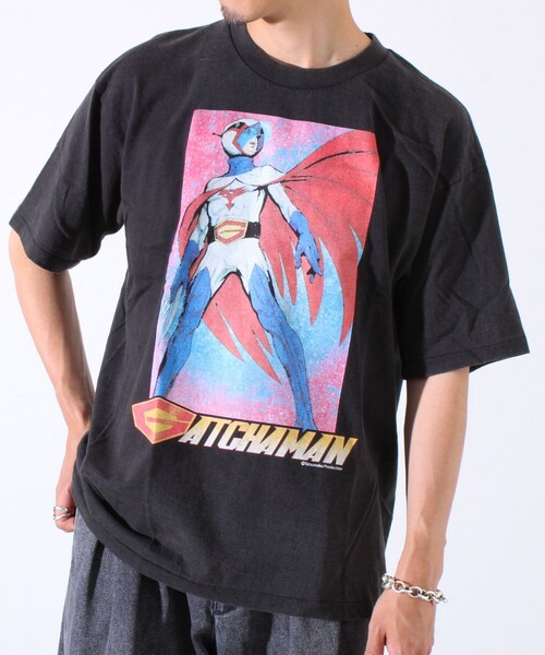GLOSTER(グロスター)の「昭和アニメヒーローTシャツ(スピードレーサー・ガッチャマン・マジンガーZ)(Tシャツ/カットソー・メンズ・ホワイト系その他2/ブラック系その他/ブラック系その他3/ブラック系その他2/ホワイト系その他3・L/M)」の4枚目の写真
